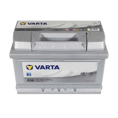 Автомобильный аккумулятор VARTA Silver Dynamic 74Ah 750А R+ (правый +) E38