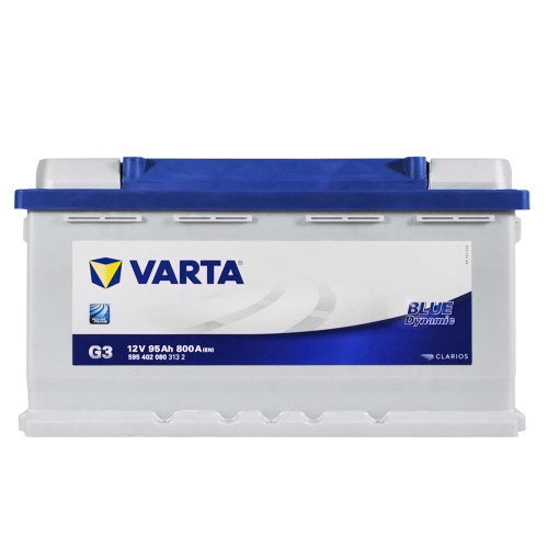 Автомобільний акумулятор VARTA Blue Dynamic 95Ah 800A R+ (правий +) G3