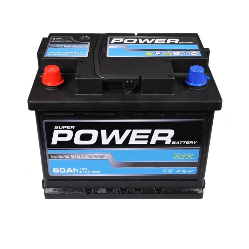 Автомобільний акумулятор POWER Black 60Ah 510A L+ (лівий +) L2 MF