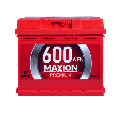 Автомобільний акумулятор MAXION Premium 60Аh 600A L+ (лівий +) TR L2