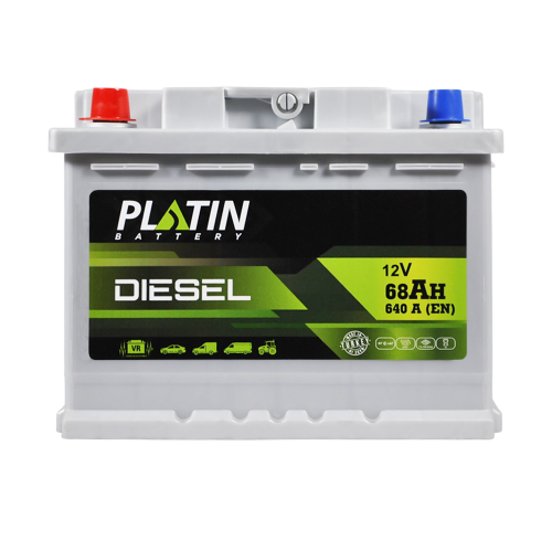 Автомобільний акумулятор PLATIN Silver Diesel 68Ah 640A L+ (лівий +) MF L2
