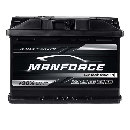 Автомобільний акумулятор MANFORСE 65Ah 640A R+ (правий +) MF L2