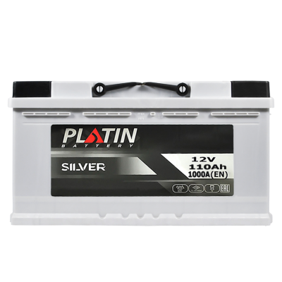 Автомобільний акумулятор PLATIN Silver 110Ah 1000A R+ (правий +) MF L5
