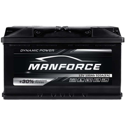 Автомобільний акумулятор MANFORСE 100Ah 920A R+ (правий +) MF L5