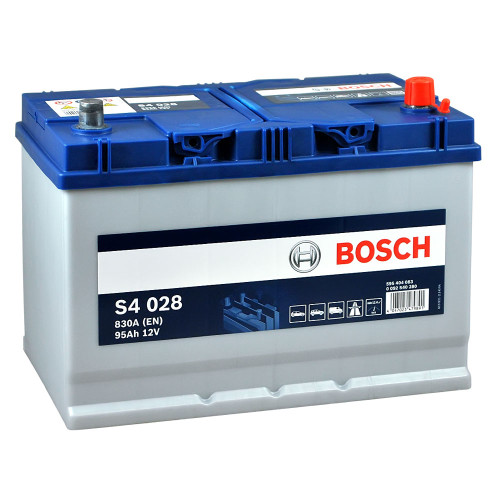 Автомобільний акумулятор BOSCH Asia 95Ah 830A R+ (правий +) S40 280 Автомобільний акумулятор BOSCH Asia 95Ah 830A R+ (правий +) S40 280
