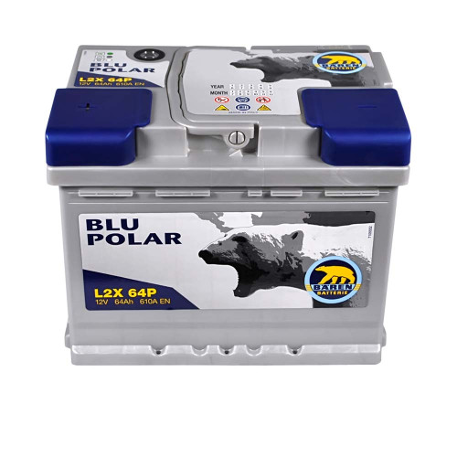 Автомобільний акумулятор BAREN Blu polar 64Аh 610А L+ (лівий +) L2