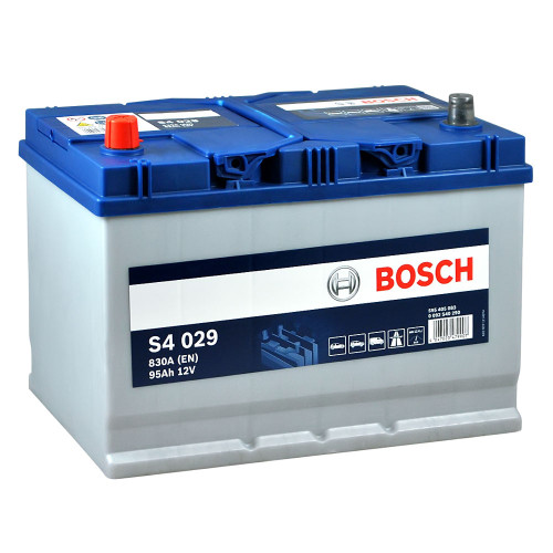 Автомобільний акумулятор BOSCH Asia 95Ah 830A L+ (лівий +) S40 290 Автомобільний акумулятор BOSCH Asia 95Ah 830A L+ (лівий +) S40 290