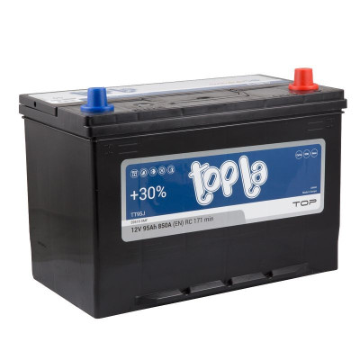 Авто акумулятор Topla TOP 95Ah 850A Japan R+ (правий+) Авто акумулятор Topla TOP 95Ah 850A Japan R+ (правий+)