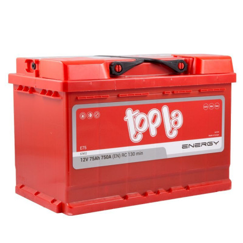 Авто акумулятор Topla Energy (L3) 75Ah 750A R+ (правий +)