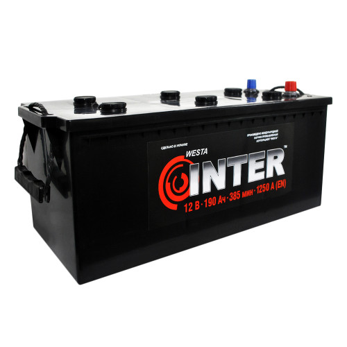 Автомобільний акумулятор INTER 190Ah 1250A L+ (D5) (WESTA)