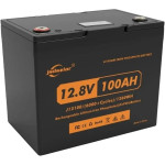 Аккумулятор JSDS LiFePO4 12V/100AH (1280W*h), 12100LED, (260х170х215) мм, c Bluetooth