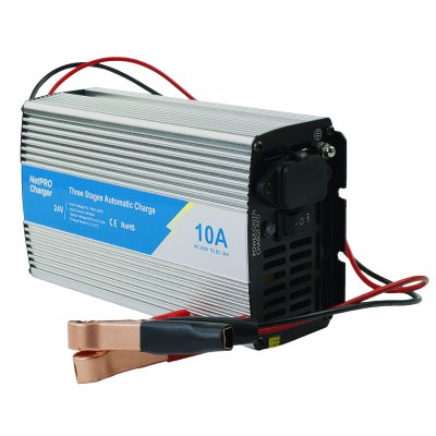 Зарядний пристрій NetPRO Charger BPC-2410 24V/10A для АКБ LiFePO4, AGM, GEL, Carbon ємністю 33-125Аг