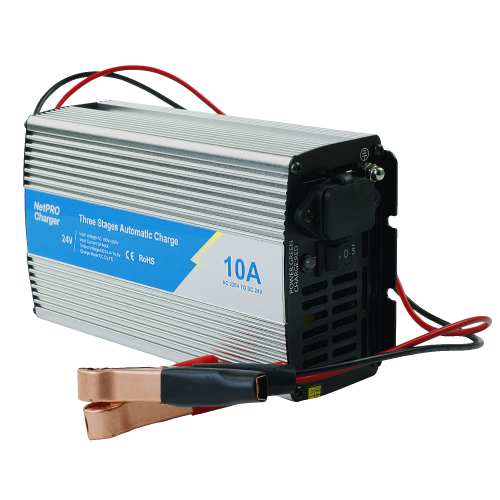 Зарядний пристрій NetPRO Charger BPC-2410 24V/10A для АКБ LiFePO4, AGM, GEL, Carbon ємністю 33-125Аг