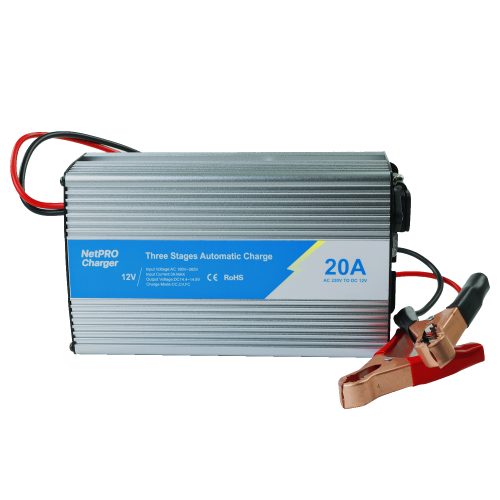 Зарядний пристрій NetPRO Charger BPC-1220 12V/20A для АКБ LiFePO4, AGM, GEL, Carbon ємністю 70-250Аг