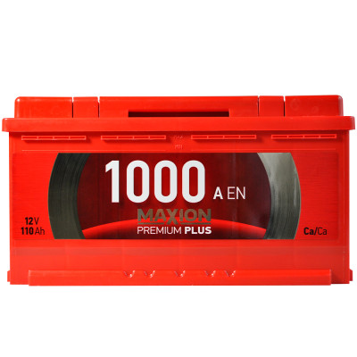 Автомобільний акумулятор MAXION Premium Plus 110Аh 1000A R+ (правий +)