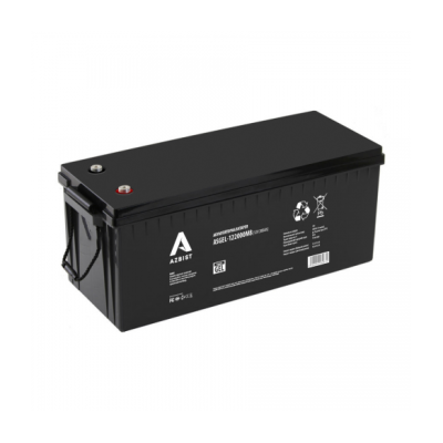 Акумулятор гелевий 12V 200Ah Azbist Super GEL ASGEL-122000M8 для інверторів та ДЖБ