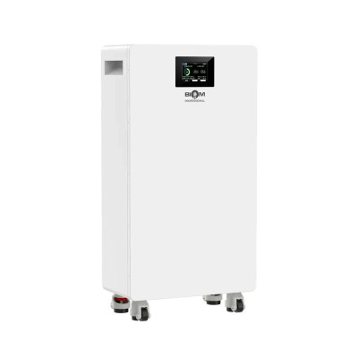 Акумулятор Biom Professional 16 кВт, BALFP-512314-V2 LiFePO4 51,2V/314AH, 16076W*h, (Bluetooth, CAN, RS485, Wi-Fi)