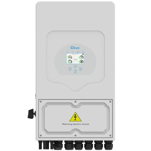 Гібридний інвертор Deye 8кВт, SUN-8K-SG05LP1-EU-AM2-PLUS (1 фаза, 2 МРРТ, LV)