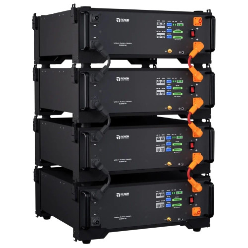 Акумулятор Renon EBrick 51,2V/100AH, LiFePO4, 5120W*h, R-EB005161, (Bluetooth, CAN, RS485, Wi-Fi)