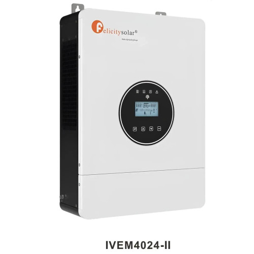 Гібридний інвертор Felicity 24 В, 4000 Вт (IVEM4024-II) (4 kW, 1 фаза, 1 MMPT)
