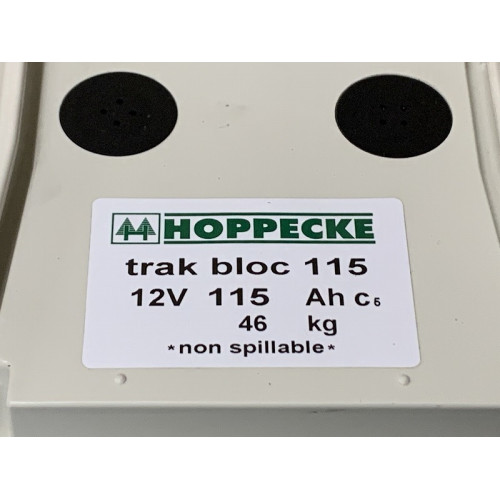 Акумулятор AGM 12V 115Ah HOPPECKE Trak Bloc 115 для прибиральних машин Karcher