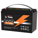 Акумулятор LiTime LiFePO4 12V/100AH (1280W*h) (літій-залізо-фосфатний акумулятор для ДБЖ (UPS)) Акумулятор LiTime LiFePO4 12V/100AH (1280W*h) (літій-залізо-фосфатний акумулятор для ДБЖ (UPS))