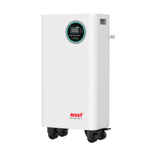 Акумулятор Must 300AH 51.2V LP1600-48300, LiFePO4,200A/200A (15360 W*h) (W-iFi Smart BMS, літій-залізо-фосфатний акумулятор для ДБЖ (UPS))