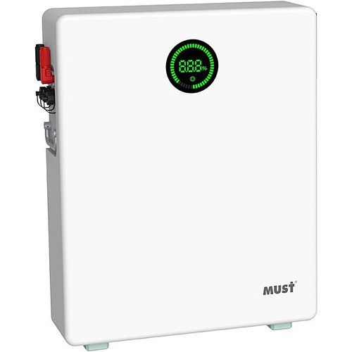 Акумулятор Must LiFePO4 100Ah 5,12KWh (5120 W*h), LP28-48100 51.2V (W-iFi Smart BMS) Акумулятор Must LiFePO4 100Ah 5,12KWh (5120 W*h), LP28-48100 51.2V (W-iFi Smart BMS)
