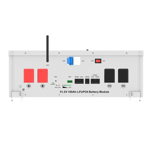 Акумулятор Must 51.2V 100AH, LP16-48100NEW, LiFePO4, 100A (5120 W*h) (W-iFi Smart BMS, літій-залізо-фосфатний акумулятор для ДБЖ (UPS)) Акумулятор Must 51.2V 100AH, LP16-48100NEW, LiFePO4, 100A (5120 W*h) (W-iFi Smart BMS, літій-залізо-фосфатний акумулятор для ДБЖ (UPS))