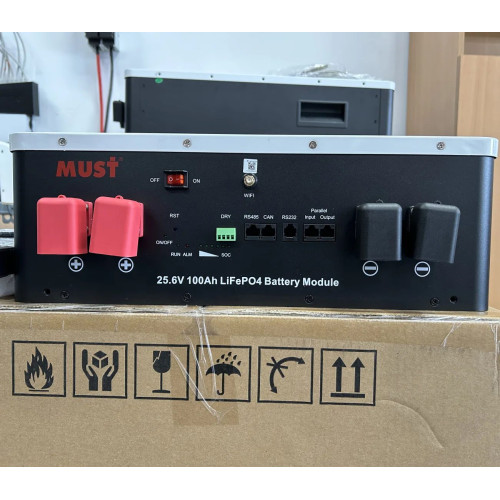 Акумулятор MUST LiFePO4 25,6V/100AH (2560W*h), LP16-24100, (літій-залізо-фосфатний акумулятор для ДБЖ (UPS)) Акумулятор MUST LiFePO4 25,6V/100AH (2560W*h), LP16-24100, (літій-залізо-фосфатний акумулятор для ДБЖ (UPS))