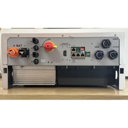 Гібридний інвертор LUXPOWER 6кВт, 1 фаза, Hybrid GEN-LB-EU 6K, 48 В, 6000 Вт, (напівпасивне охолодження, генератор) Гібридний інвертор LUXPOWER 6кВт, 1 фаза, Hybrid GEN-LB-EU 6K, 48 В, 6000 Вт, (напівпасивне охолодження, генератор)