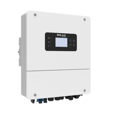 Гібридний інвертор SolaX Power 6кВт, X1-HYB-6.0-LV, 48 В, 6000 Вт (1 фаза, 2 МРРТ, LV) Гібридний інвертор SolaX Power 6кВт, X1-HYB-6.0-LV, 48 В, 6000 Вт (1 фаза, 2 МРРТ, LV)