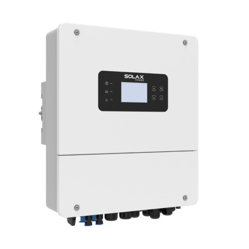 Гібридний інвертор SolaX Power 5кВт, X1-HYB-5.0-LV, 48 В, 5000 Вт (1 фаза, 2 МРРТ, LV)